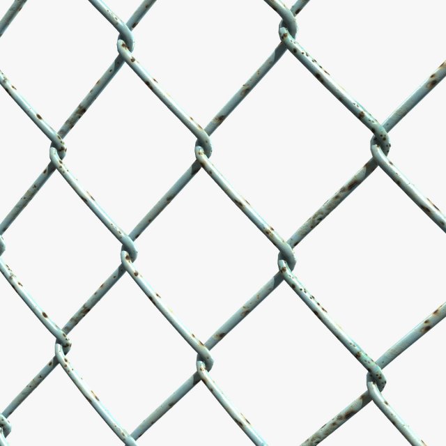 mesh link fence element Model 3D .c4d .max .obj .3ds .fbx .stl .blend 