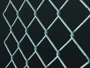 mesh link fence element 3D Model