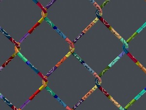 mesh link fence element Model 3D
