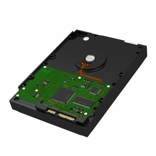 hard disk serial ata 3D 模型 .c4d .max .obj .3ds .fbx .stl .blend 