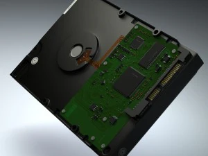 hard disk serial ata 3D Model