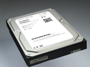 hard disk serial ata 3D 模型