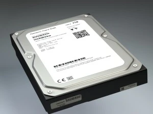 hard disk serial ata 3D Model