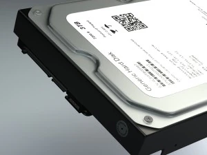 hard disk serial ata 3D Model