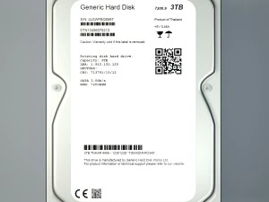 hard disk serial ata 3D Model