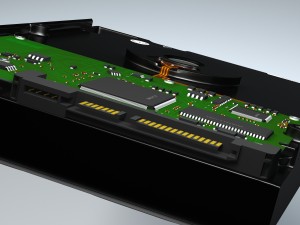 hard disk serial ata 3D 模型