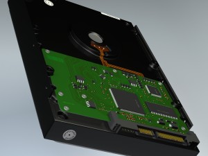 hard disk serial ata 3D 模型