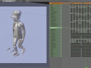 boy in red shirt rigged 3D Model