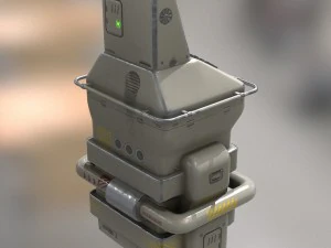 retro sci-fi console 3D Model