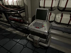 retro sci-fi console 3D Model
