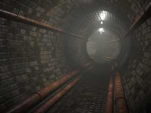 modular sewer tunnels pbr Modelo 3D