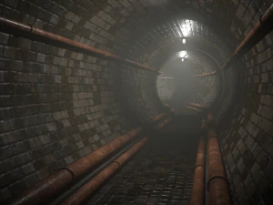 t&uacute;neis de esgoto modulares pbr Modelo 3D