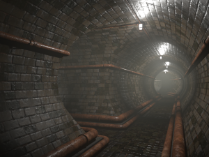 modular sewer tunnels pbr Modelo 3D