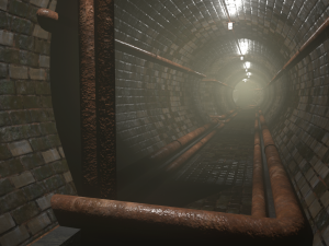 modular sewer tunnels pbr Modelo 3D