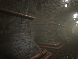 modular sewer tunnels pbr Modelo 3D