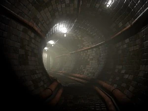 t&uacute;neis de esgoto modulares pbr Modelo 3D