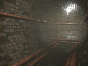 modular sewer tunnels pbr Modelo 3D