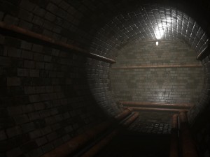 modular sewer tunnels pbr Modelo 3D