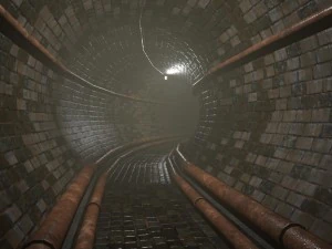 t&uacute;neis de esgoto modulares pbr Modelo 3D