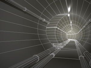modular sewer tunnels pbr Modelo 3D