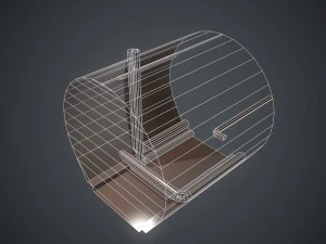 t&uacute;neis de esgoto modulares pbr Modelo 3D
