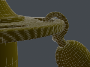 stanchion and velvet rope Modelo 3D