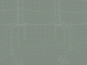 movie theater with screen 3D Model