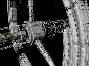 solar sail ship Modelo 3D