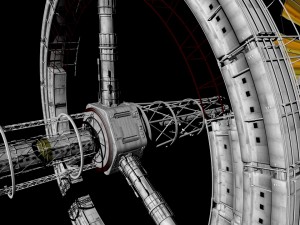 solar sail ship Modelo 3D