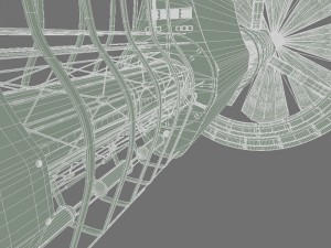solar sail ship Modelo 3D