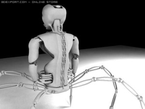 spider robot Modello 3D