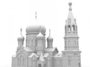 russian church Modelo 3D