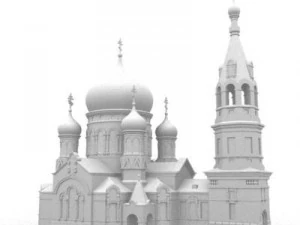 igreja russa Modelo 3D