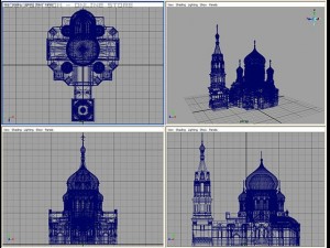 russian church Modelo 3D