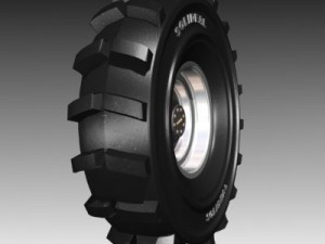 lorry tyre 3D Model