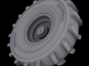 lorry tyre 3D Model