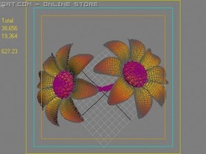 animated flower 3D Model