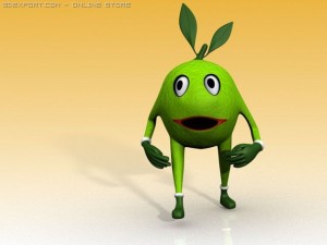 mangolemoncherry man Model 3D