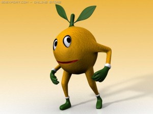 mangolemoncherry man Model 3D