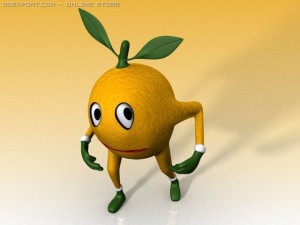 mangolemoncherry man Model 3D