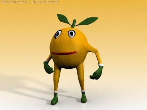 mangolemoncherry man Model 3D