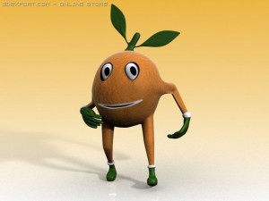 mangolemoncherry man Model 3D