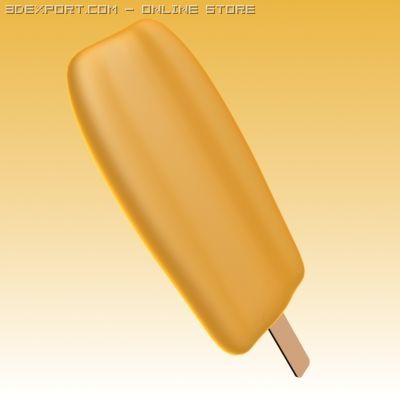 ice cream 3D Модель .c4d .max .obj .3ds .fbx .stl .blend 