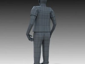 azjatycki mężczyzna Model 3D