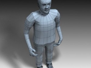 asian man 3D Model