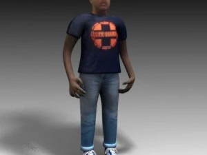 azjatycki mężczyzna Model 3D