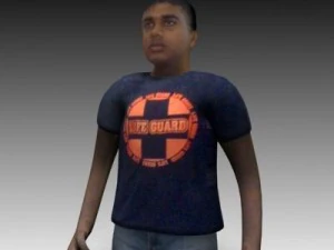 azjatycki mężczyzna Model 3D