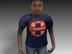 azjatycki mężczyzna Model 3D