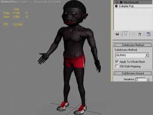 afrosport Modello 3D