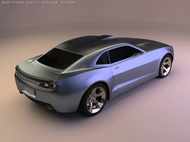 camaro 2006 modded 3D Model .c4d .max .obj .3ds .fbx .stl .blend 